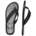 Jack & Jones Washton Leather Men's Anthracite Flip Flops