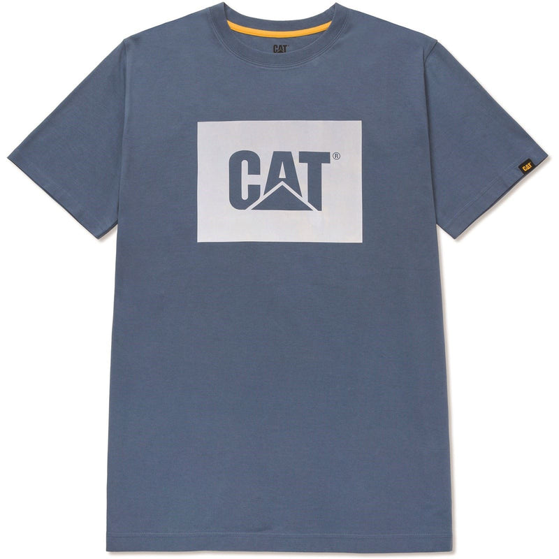 Caterpillar Graphic Cotton Men's Blue T-Shirt