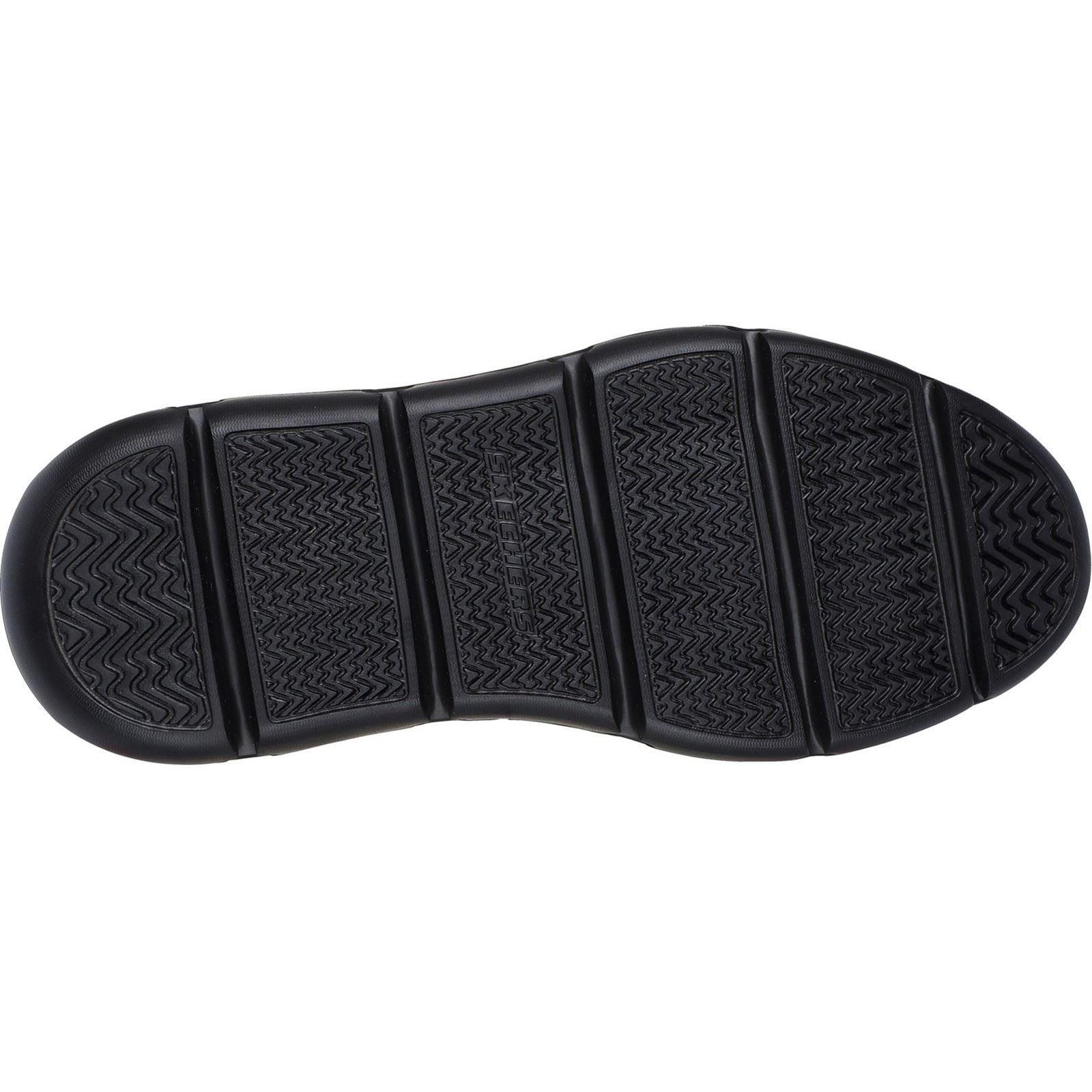Skechers Garza Sully Leather Men's Cocoa Lace-Up Shoes