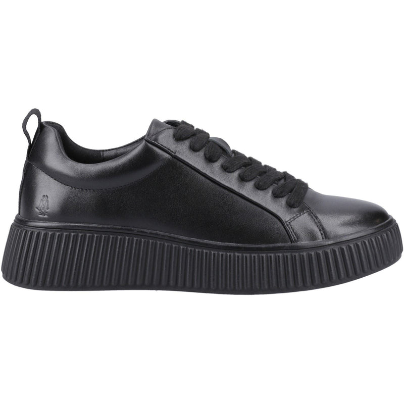 Hush Puppies Harlow Leather Women's Black/Black Sneakers