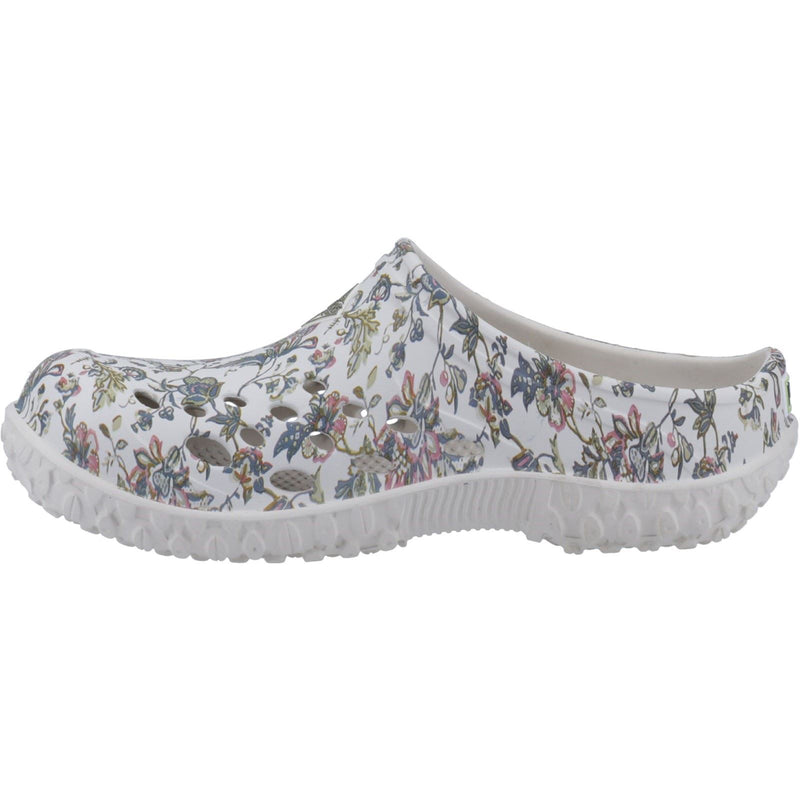 Muck Boots Muckster Lite Synthetic Light Grey/Floral Print Clogs