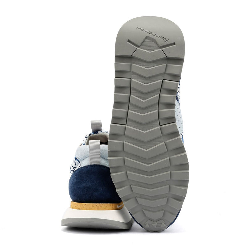 Flower Mountain New Asuka Blue Tie Dye Sneakers