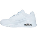 Skechers Uno Stand On Air Synthetic Women's Light Denim Trainers