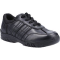 Hush Puppies Jezza 2 Youth Black Leather Lace-Up Shoes