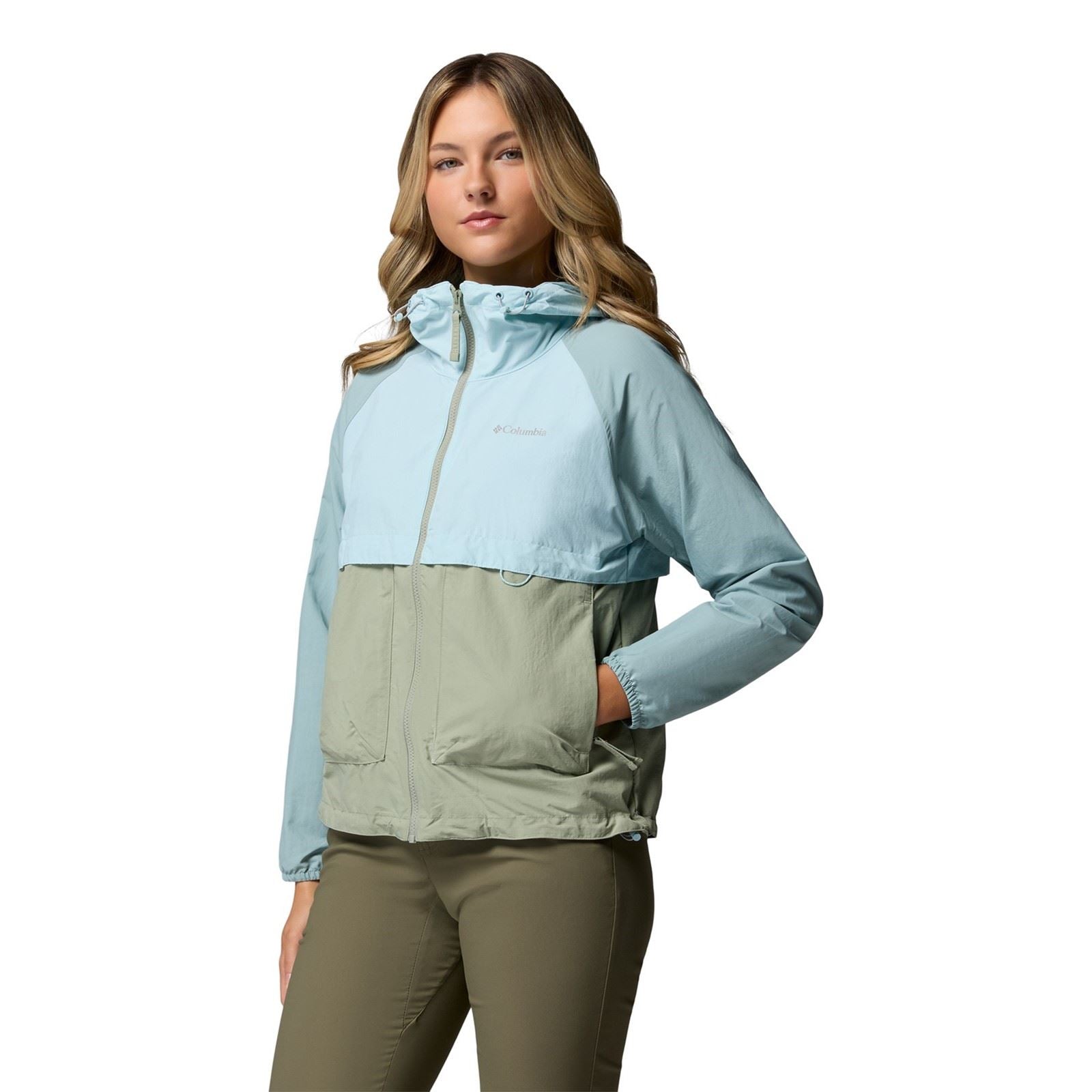 Columbia Spire Valley Women's Green Windbreaker Jackets