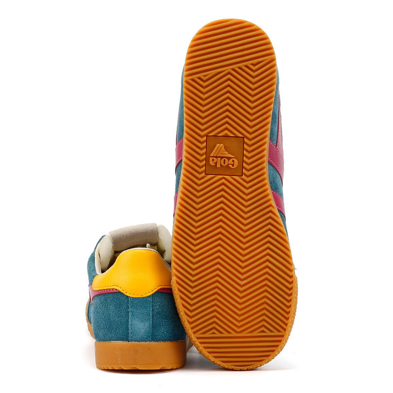 Gola Elan Suede Women's Peacock/Fuchsia Sneakers