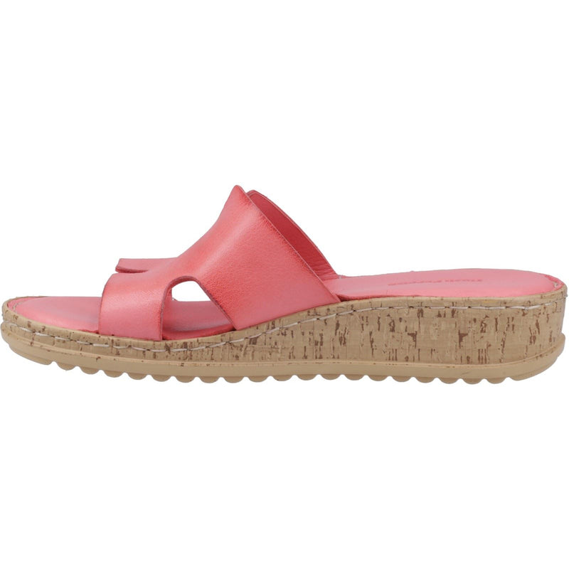 Hush Puppies Eloise Leather Women's Coral Sandals