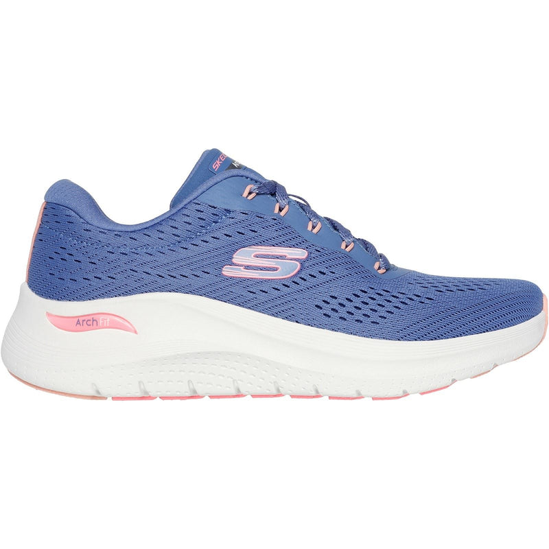 Skechers Arch Fit 2.0 - Big League Textile Women's Blue/Pink Sneakers