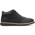 Hush Puppies Jenson Leather Men's Black Ankle Boots