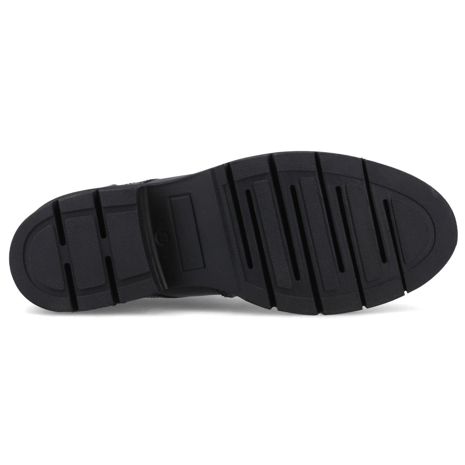 Pod Kacey Leather Women's Black Brogues Shoes