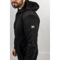 Caterpillar Essentials Polyester Men's Black Hooded Sweatshirt