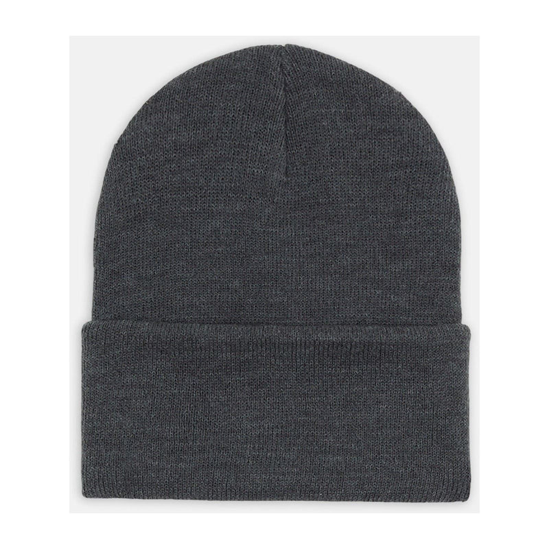 Dickies Acrylic Cuffed Unisex Adults Grey Beanie Hat