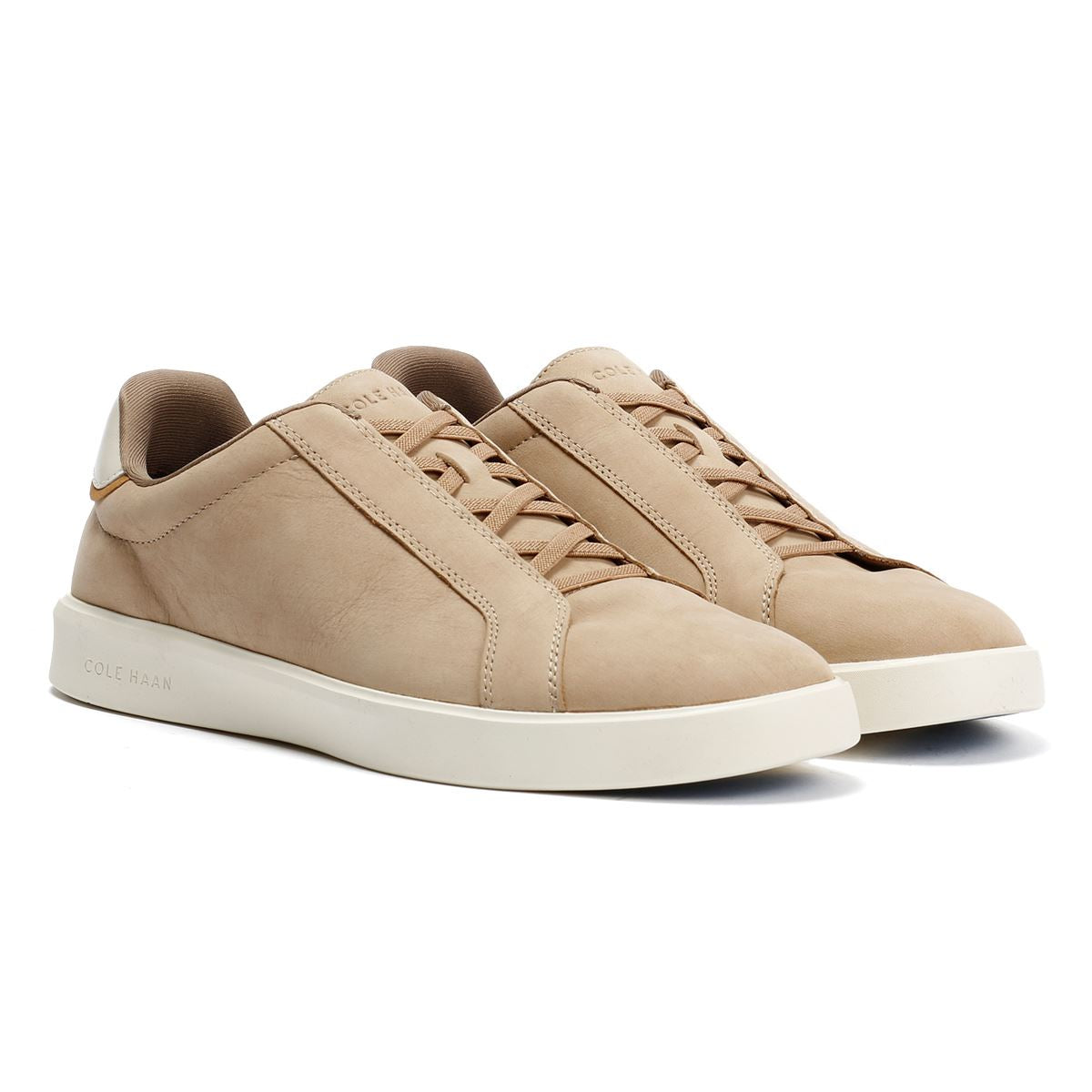 Cole Haan Grand Crosscourt Nubuck Men's Beige/Farro/Ivory Sneakers