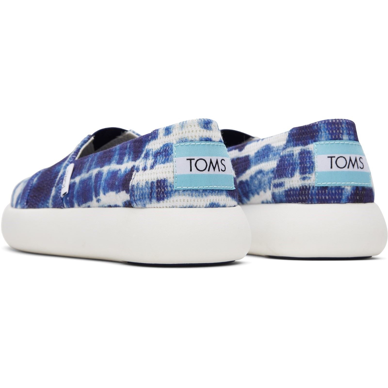 TOMS Alpargata Mallow 100% Cotton Women's Navy Espadrilles