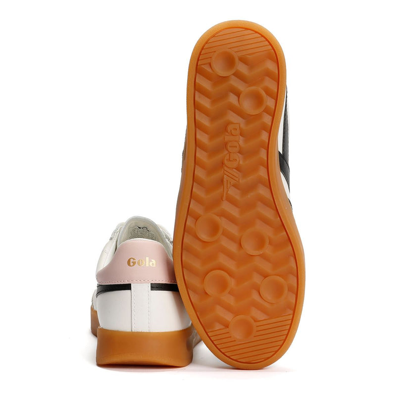 Gola Stadia Leather Women's White/Black/Chalk Pink Sneakers