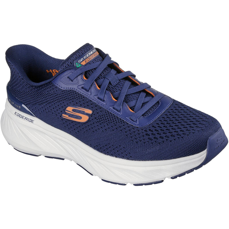 Skechers Edgeride Textile Men's Navy/Orange Sneakers