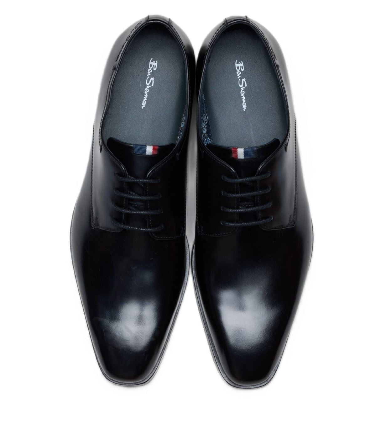 Ben Sherman Kenton Leather Men's Black Lace-Up Shoes