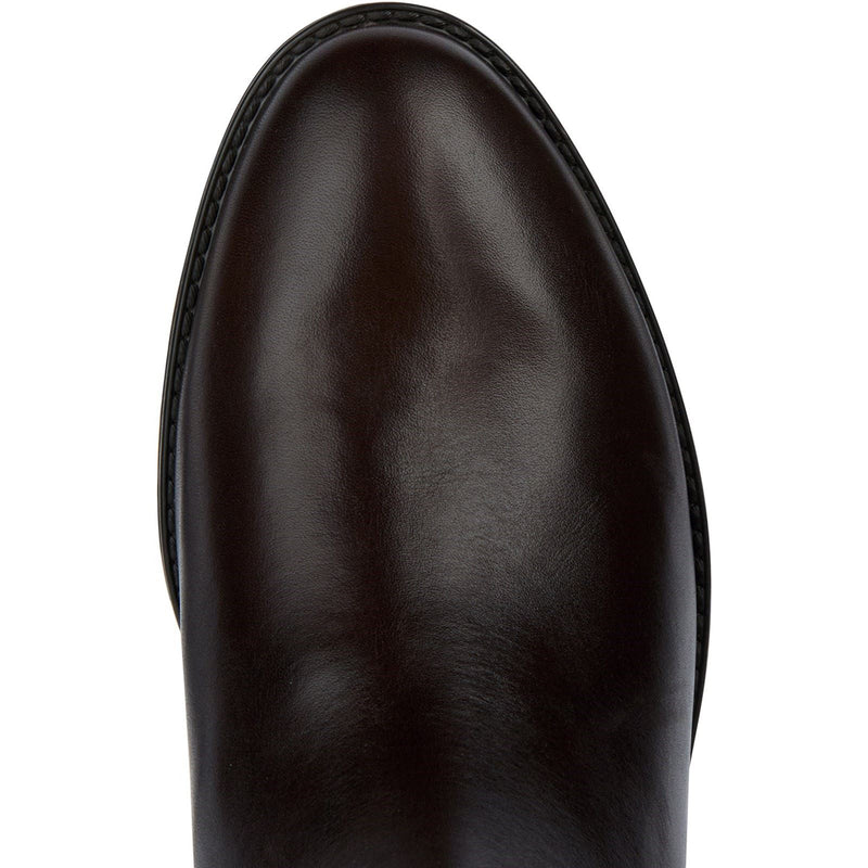 Geox D Felicity Leather Women's Coffee Boots