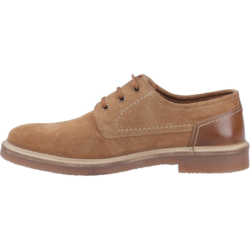 Hush Puppies Guy Leather Men's Tan Lace-Up Shoes