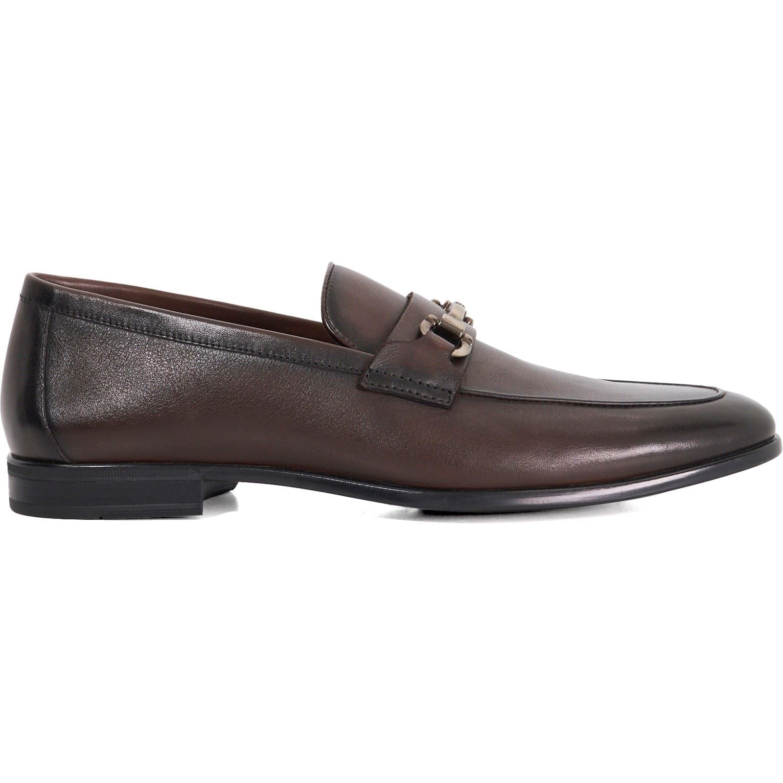 Dune Seymore Leather Men's Brown Loafers