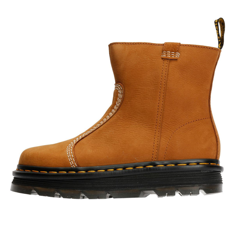 Dr. Martens Zebzag Rigger Milled Nubuck Women's Desert Brown Boots