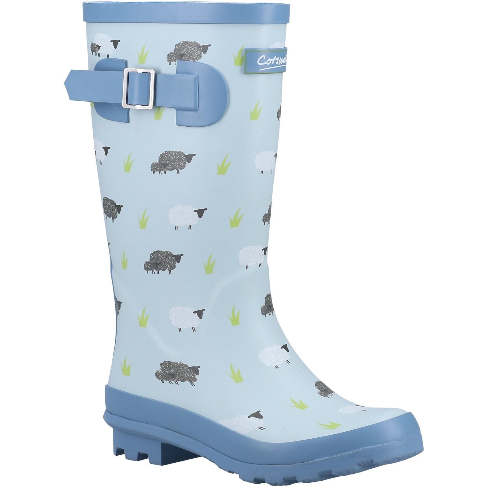 Cotswold Farmyard Junior Rubber Sheep Wellington Boots