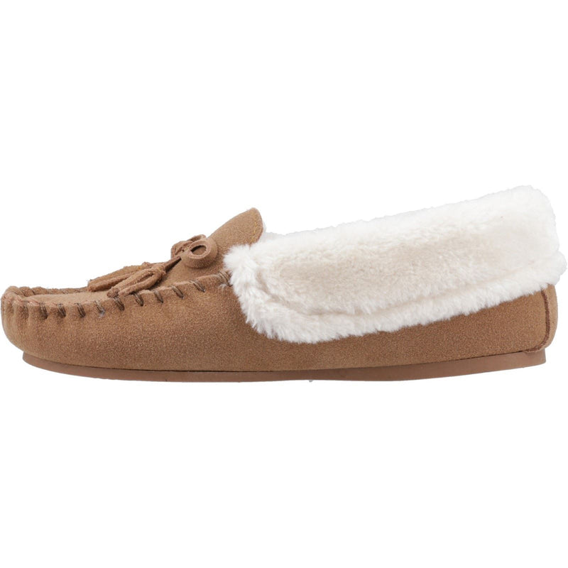 Hush Puppies Agnes Suede Women's Tan Slippers