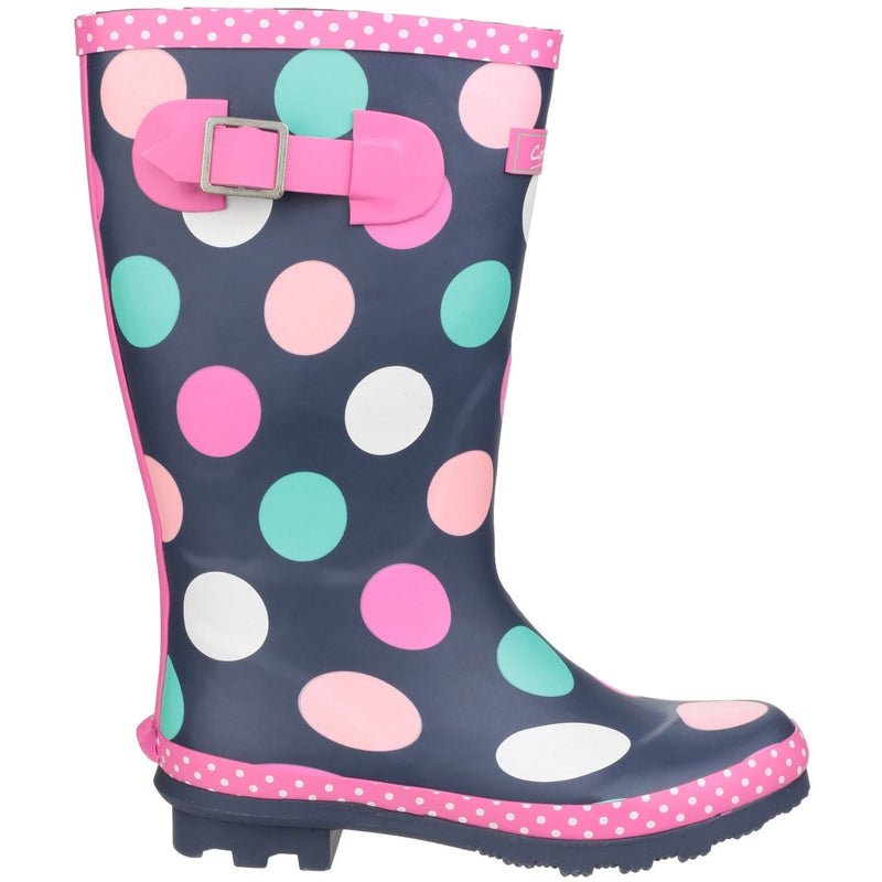 Cotswold Dotty Rubber Multicoloured Wellington Boots