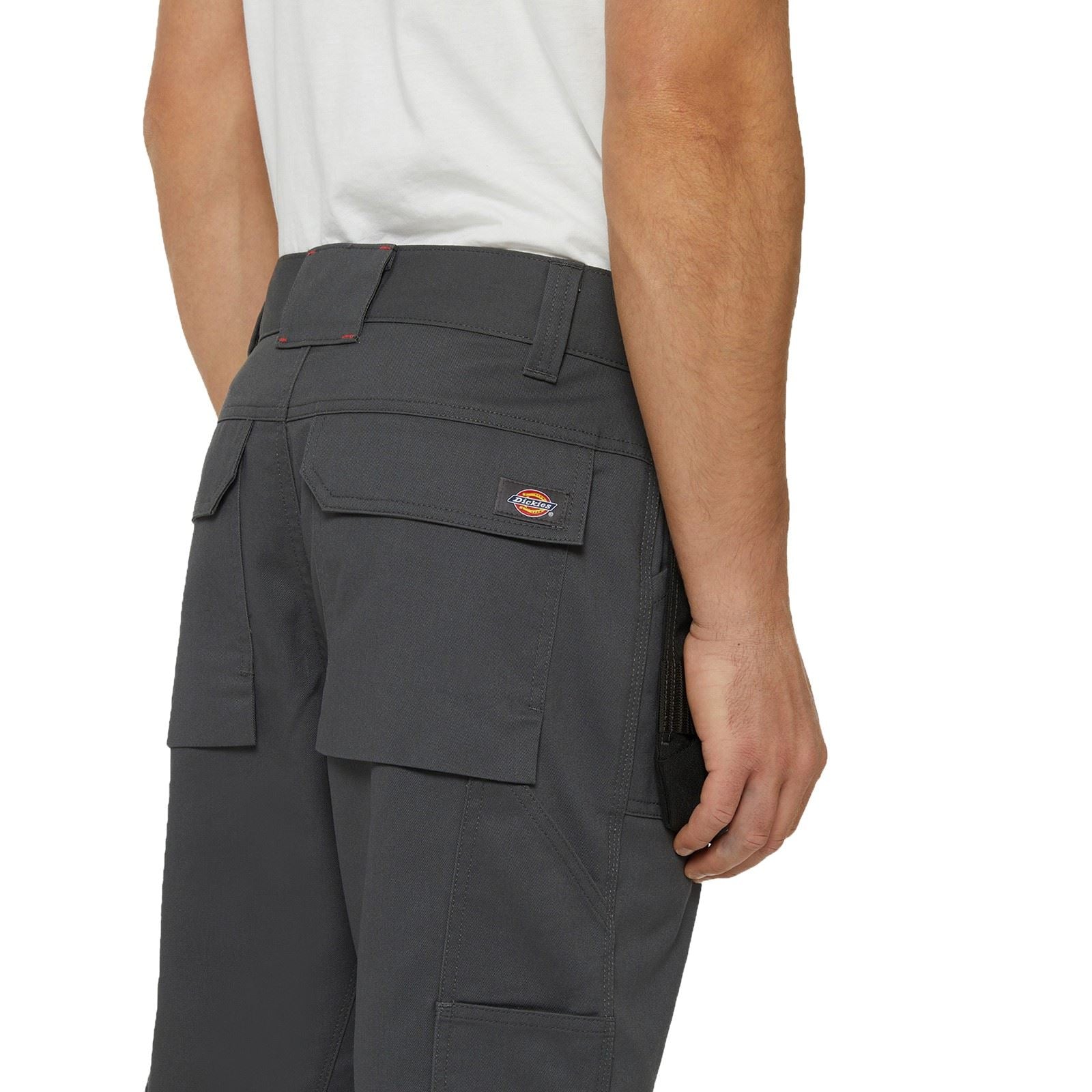 Dickies Multi Pocket Utility Polyester Men's Grey Work Trousers