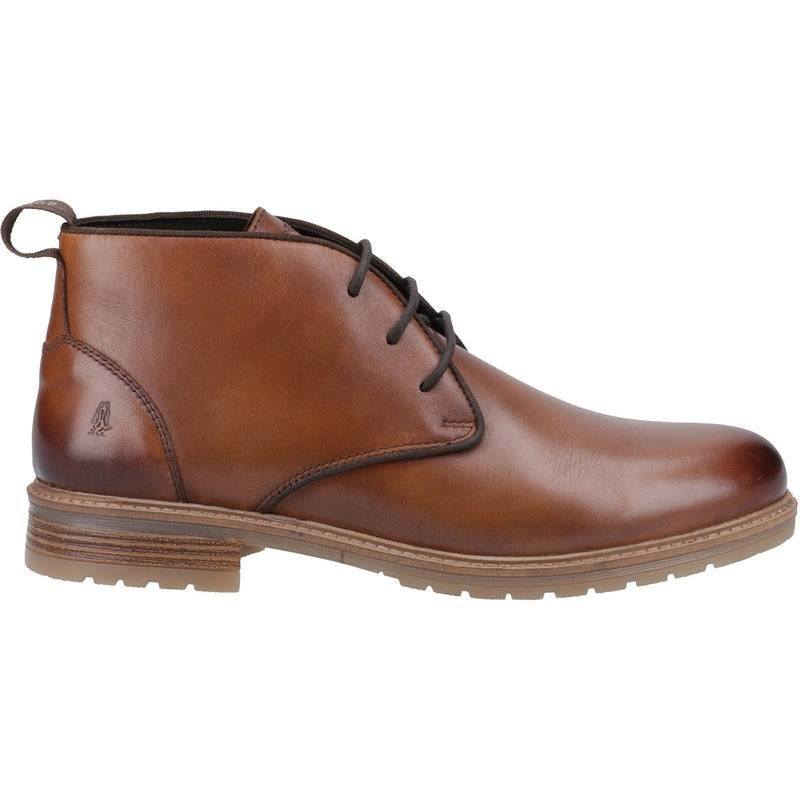 Hush Puppies Ricky Leather Men's Tan Ankle Boots