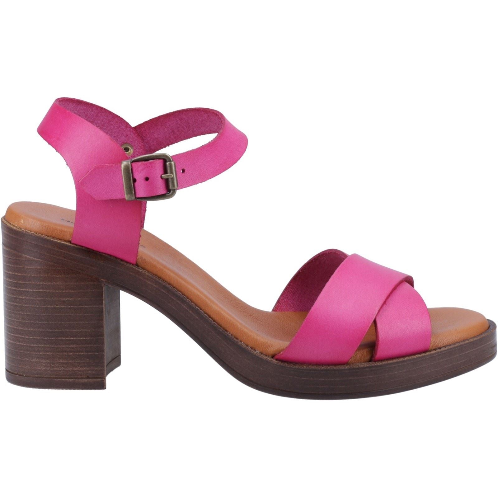 Hush Puppies Georgia Leather Women's Pink Heels