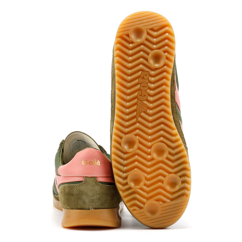 Gola Tornado Women's Military Green/Coral Pink Sneakers