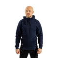 Helly Hansen Workwear Manchester Zip Cotton Men's Blue Hooded Sweatshirt