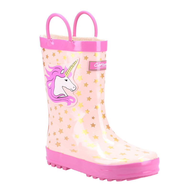 Cotswold Puddle Rubber Unicorn Wellington Boots