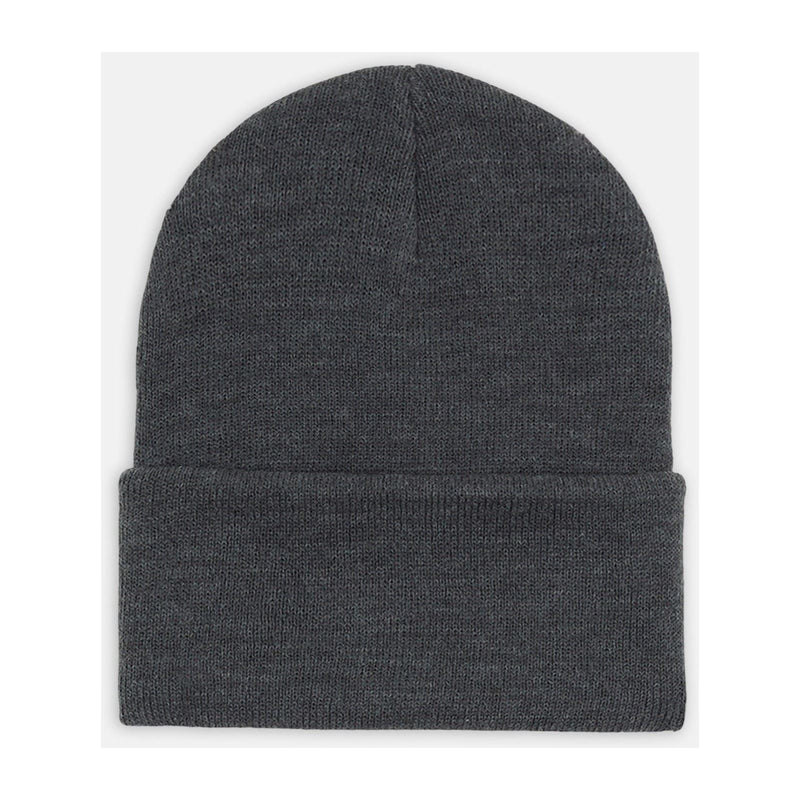 Dickies Acrylic Cuffed Unisex Adults Grey Beanie Hat
