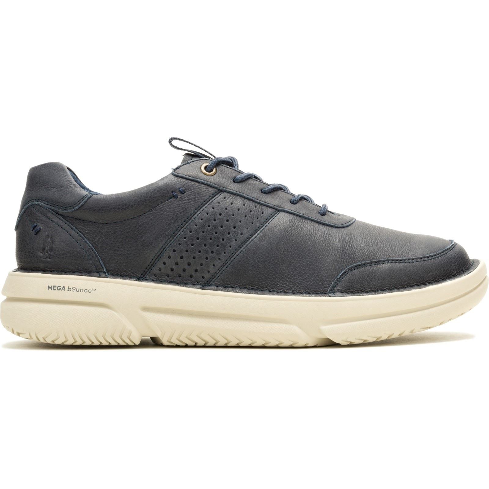 Hush Puppies Baylor Leather Men's Navy Sneakers