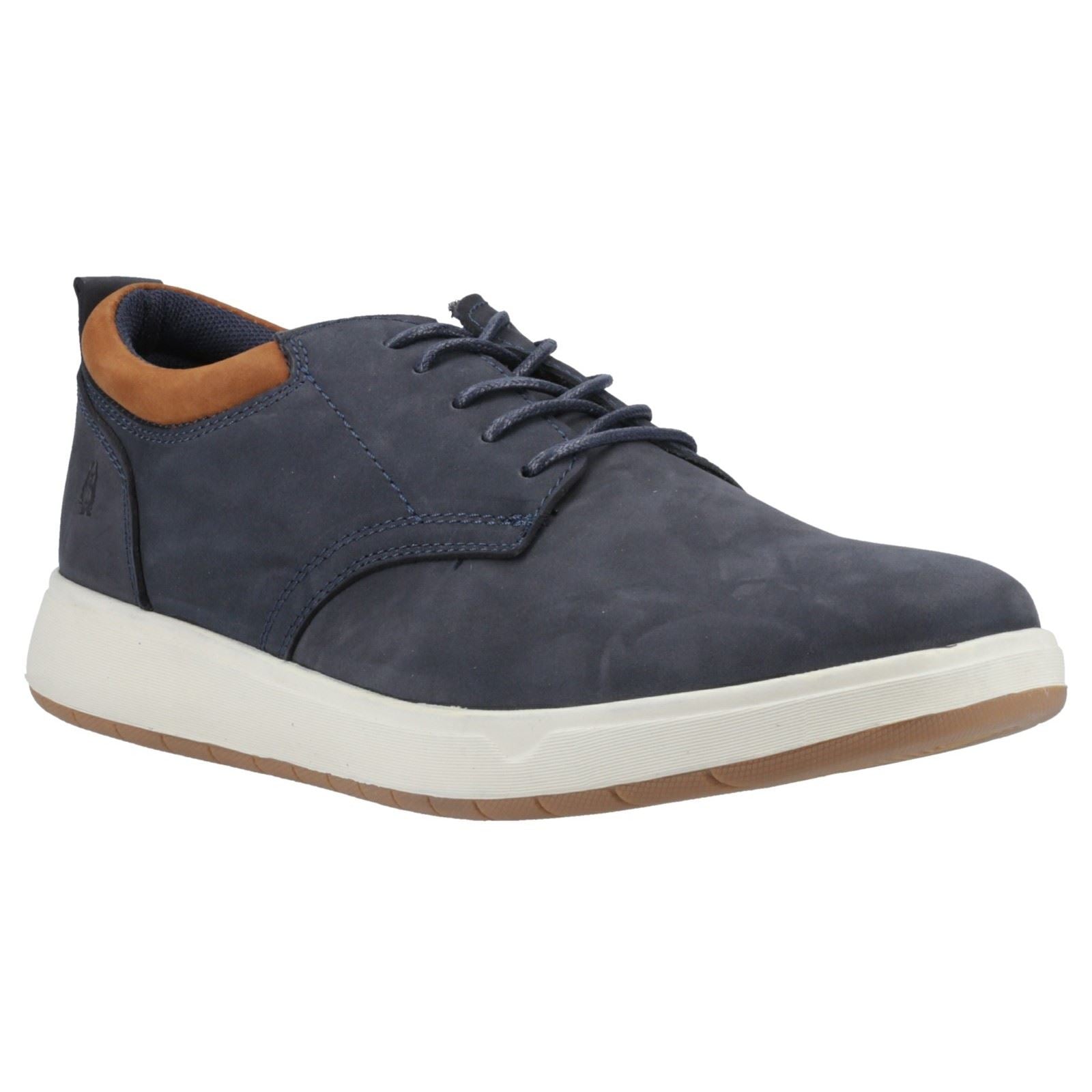 Hush Puppies Bowen Leather Men's Navy Lace-Up Shoes