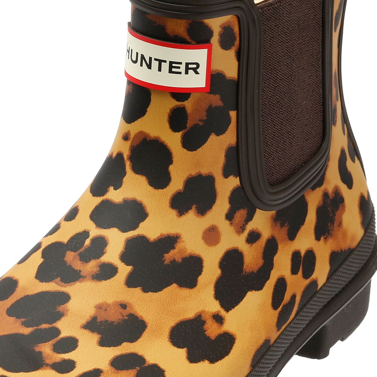 Hunter Original Chelsea Rubber Women's Leopard Wellington Boots