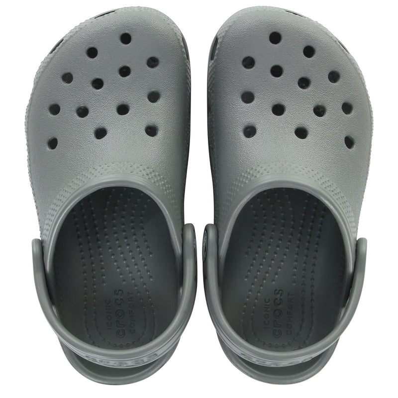 Crocs Toddler Classic Croslite Rubber Slate Grey Loafers