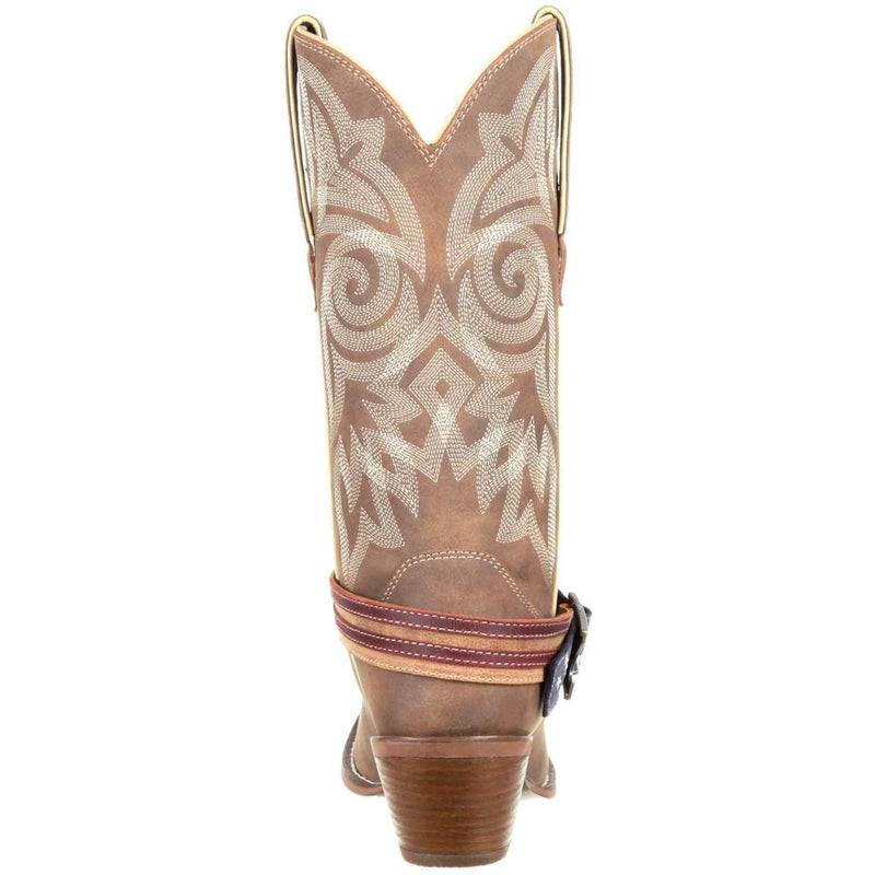 Durango Crush Flag Leather Men's Brown/Khaki Boots