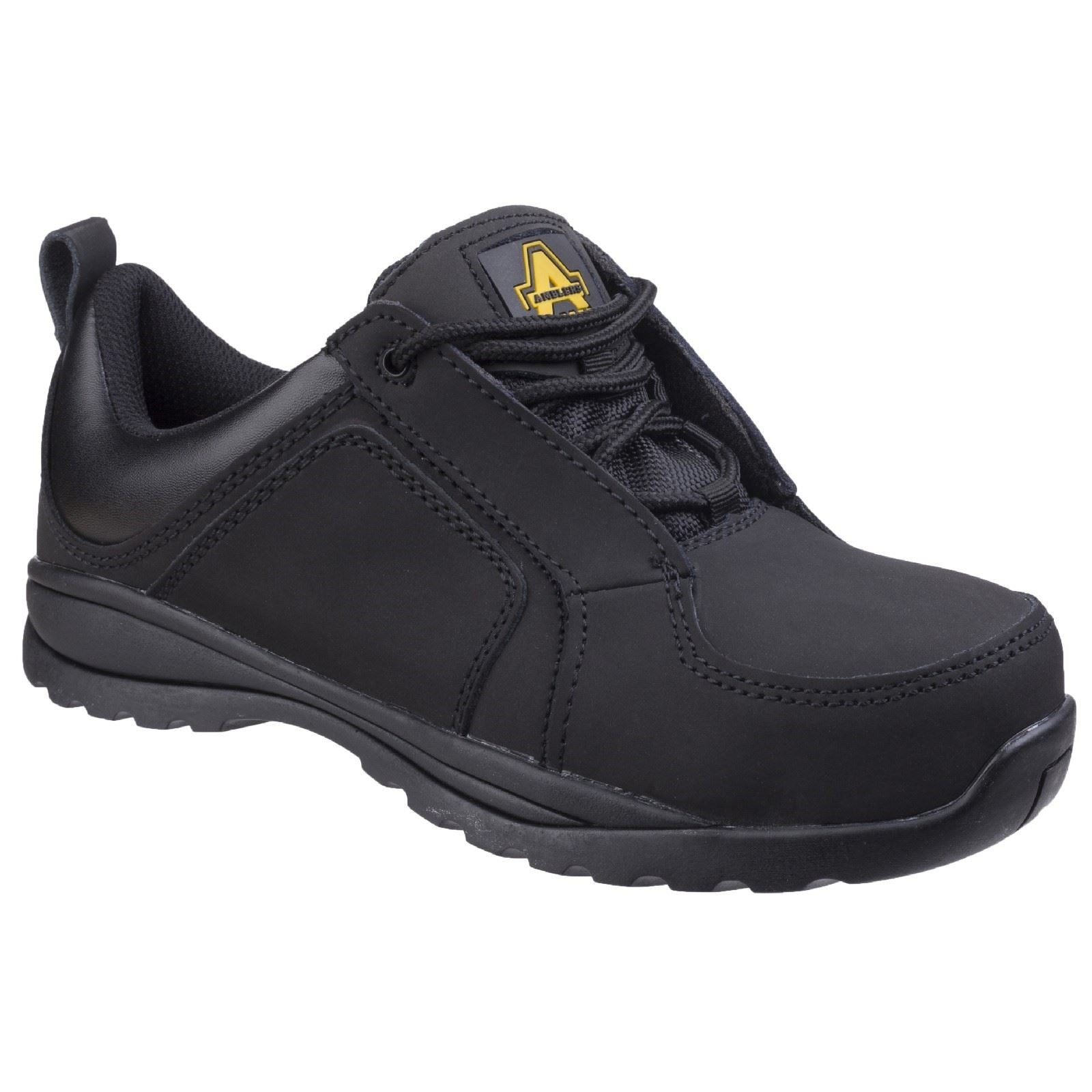 Amblers Safety FS59C Leather Women's Black Safety Trainers