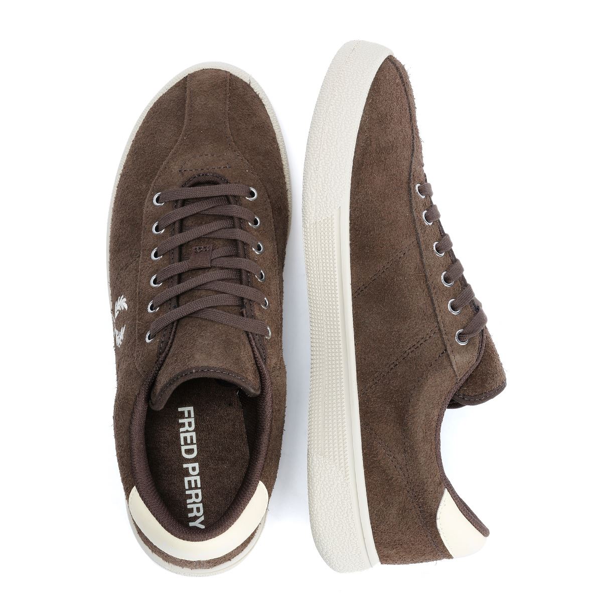 Fred Perry Tennis Shoe Suede Men's Tobacco/Ice Cream Sneakers