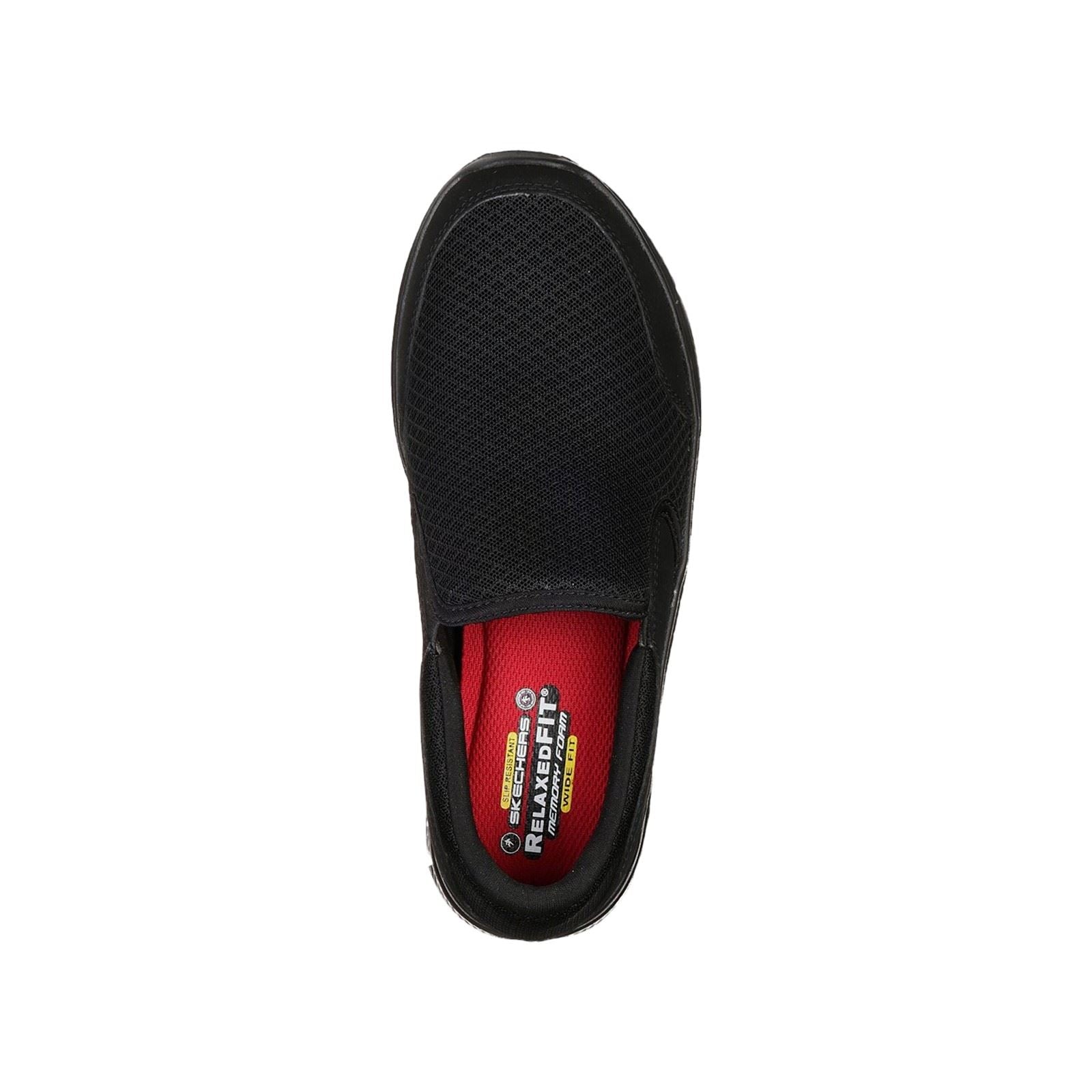 Skechers Workwear Cozard Sr Leather Women's Black Safety Sneakers