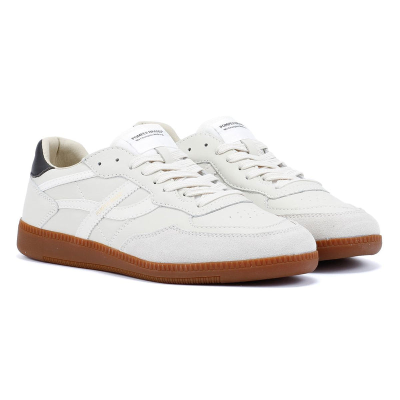 Pompeii Elan Sala Leather Men's Ecru Sneakers