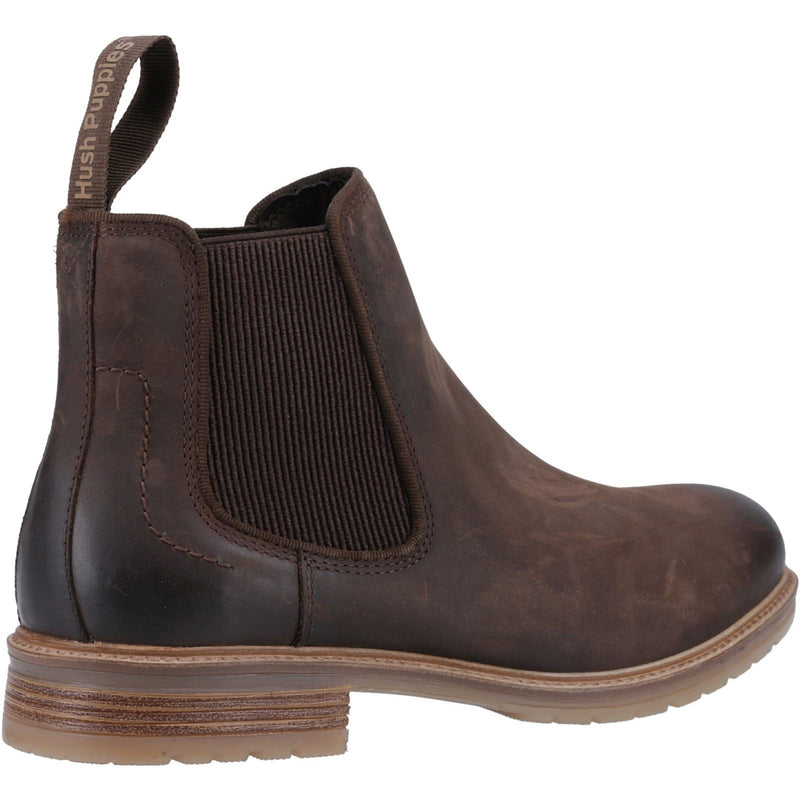 Hush Puppies Russell Leather Men's Brown Boots