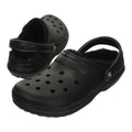Crocs Classic Lined Synthetic Black Clogs