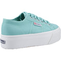 Superga 2790 Linea Up And Down 100% Cotton Women's Green Water Sneakers