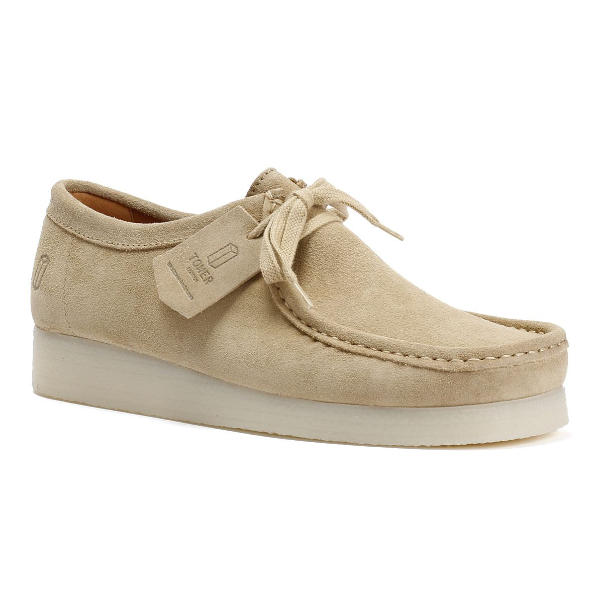TOWER London Apache Sand Suede Shoes