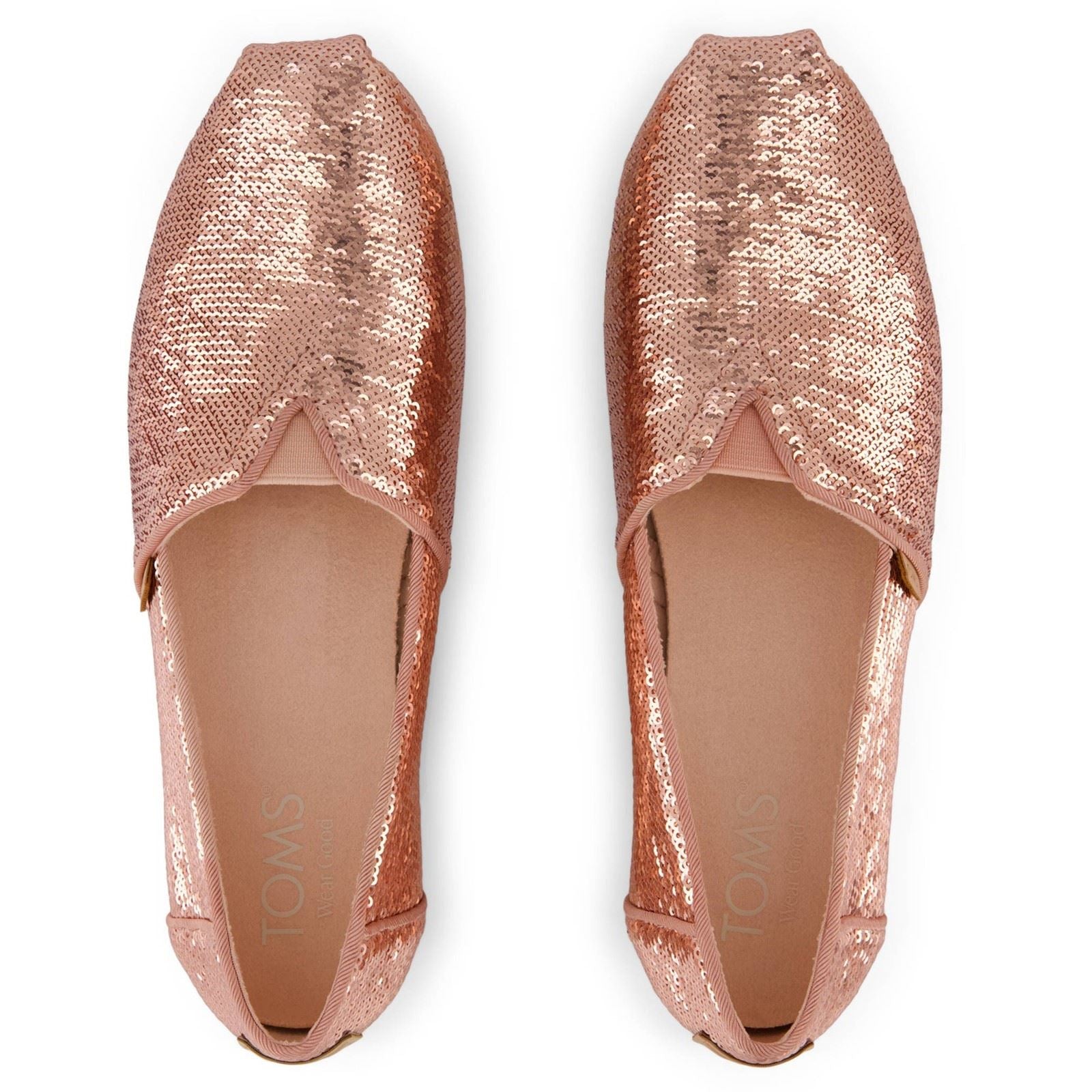 TOMS Alpargata Sequins Textile Women's Rose Espadrilles