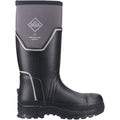 Muck Boots Grit S5 Rubber Men's Black/Grey Wellington Boots